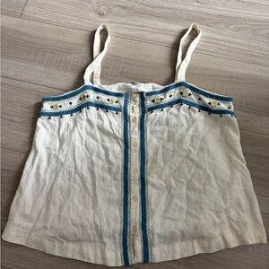 Madewell embroidered tank